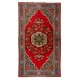 Mid-20th Century Handmade Anatolian Area Rug with Floral Medallion Design