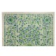 Contemporary Uzbek Suzani Textile. Embroidered Cotton & Silk Wall Hanging, Bed Cover. 21th Century Contemporary Uzbek Suzani Textile. Embroidered Cotton & Silk Wall Hanging, Bed Cover. 21th Century