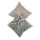 Asian Suzani Pillow Case. 21st Century Hand Embroidered Cotton & Silk Cushion Cover Asian Suzani Pillow Case. 21st Century Hand Embroidered Cotton & Silk Cushion Cover