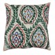 Asian Suzani Pillow Case. 21st Century Hand Embroidered Cotton & Silk Cushion Cover Asian Suzani Pillow Case. 21st Century Hand Embroidered Cotton & Silk Cushion Cover