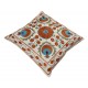 Uzbek Suzani Pillow Case. New Hand Embroidered Cotton & Silk Cushion Cover Uzbek Suzani Pillow Case. New Hand Embroidered Cotton & Silk Cushion Cover