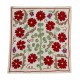 Floral Uzbek Suzani Pillow Case. Embroidered Cotton & Silk Cushion Cover Floral Uzbek Suzani Pillow Case. Embroidered Cotton & Silk Cushion Cover