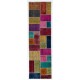 Handmade Patchwork Runner Made from Over-Dyed Vintage Carpets Custom Options Av. Handmade Patchwork Runner Made from Over-Dyed Vintage Carpets Custom Options Av.
