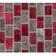 Handmade Patchwork Rug Made from Over-Dyed Vintage Carpets, CUSTOM OPTIONS Av.