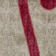 Vintage Beige and Red Patchwork Rug | Hand-Knotted Overdyed Turkish Wool Carpet for Living Room, Bedroom and Guest Room