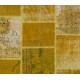 Handmade Patchwork Rug Made from Over-Dyed Vintage Carpets. Custom Options Av.