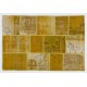 Handmade Patchwork Rug Made from Over-Dyed Vintage Carpets. Custom Options Av.