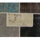 Handmade Patchwork Rug Made from Over-Dyed Vintage Carpets, CUSTOM OPTIONS Av.