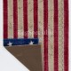 American Flag Design Patchwork Rug Made from ReDyed Vintage Carpets, Custom Options Av