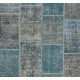 Handmade Patchwork Rug Made from Over-Dyed Vintage Carpets, CUSTOM OPTIONS Av.