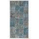 Handmade Patchwork Rug Made from Over-Dyed Vintage Carpets, CUSTOM OPTIONS Av.