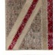 Union Jack British Flag Vintage Patchwork Rug | Hand-Knotted Red and Beige Turkish Carpet for Living Room and Office Union Jack British Flag Vintage Patchwork Rug | Hand-Knotted Red and Beige Turkish Carpet for Living Room and Office