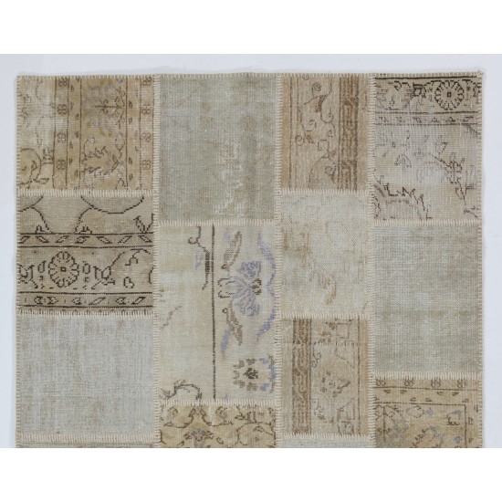 Handmade Patchwork Rug Made from Vintage Carpets, CUSTOM OPTIONS Av. Handmade Patchwork Rug Made from Vintage Carpets, CUSTOM OPTIONS Av.