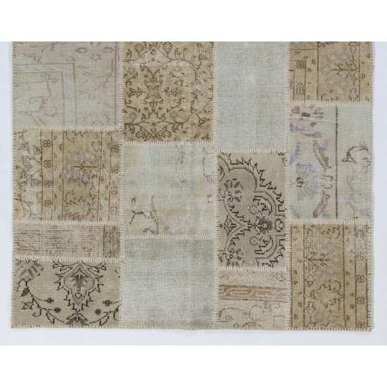 Handmade Patchwork Rug Made from Vintage Carpets, CUSTOM OPTIONS Av. Handmade Patchwork Rug Made from Vintage Carpets, CUSTOM OPTIONS Av.