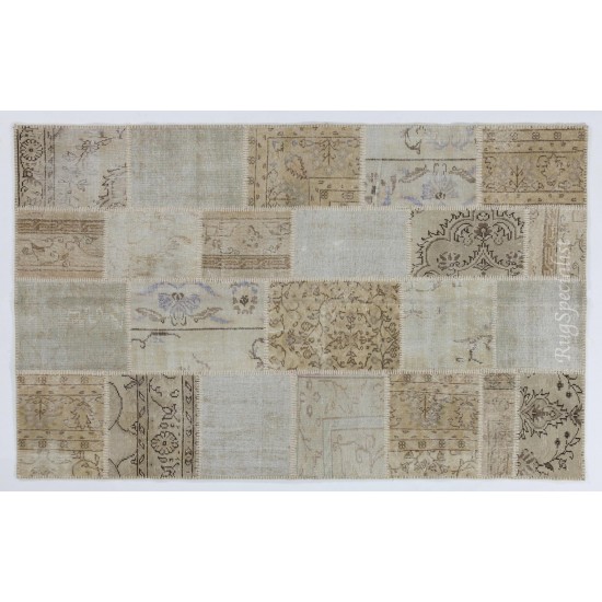 Handmade Patchwork Rug Made from Vintage Carpets, CUSTOM OPTIONS Av. Handmade Patchwork Rug Made from Vintage Carpets, CUSTOM OPTIONS Av.
