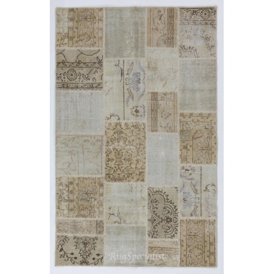 Handmade Patchwork Rug Made from Vintage Carpets, CUSTOM OPTIONS Av. Handmade Patchwork Rug Made from Vintage Carpets, CUSTOM OPTIONS Av.