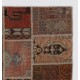 Vintage Turkish Patchwork Rug | Hand-Knotted Rustic Wool Carpet for Living Room, Bedroom and Kitchen Vintage Turkish Patchwork Rug | Hand-Knotted Rustic Wool Carpet for Living Room, Bedroom and Kitchen