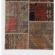 Vintage Turkish Patchwork Rug | Hand-Knotted Rustic Wool Carpet for Living Room, Bedroom and Kitchen Vintage Turkish Patchwork Rug | Hand-Knotted Rustic Wool Carpet for Living Room, Bedroom and Kitchen