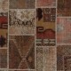 Vintage Turkish Patchwork Rug | Hand-Knotted Rustic Wool Carpet for Living Room, Bedroom and Kitchen Vintage Turkish Patchwork Rug | Hand-Knotted Rustic Wool Carpet for Living Room, Bedroom and Kitchen