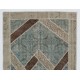 Handmade Patchwork Rug Made from Over-Dyed Vintage Carpets, CUSTOM OPTIONS Av.