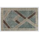 Handmade Patchwork Rug Made from Over-Dyed Vintage Carpets, CUSTOM OPTIONS Av.