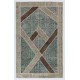 Handmade Patchwork Rug Made from Over-Dyed Vintage Carpets, CUSTOM OPTIONS Av.