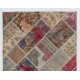 Home Decor Handmade Patchwork Rug. Custom Turkish Wool Carpet. High Quality Area Rug