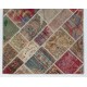 Home Decor Handmade Patchwork Rug. Custom Turkish Wool Carpet. High Quality Area Rug