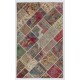 Home Decor Handmade Patchwork Rug. Custom Turkish Wool Carpet. High Quality Area Rug