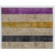 Handmade Patchwork Rug Made from Over-Dyed Vintage Carpets, CUSTOM OPTIONS Av.