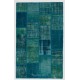 Handmade Patchwork Rug Made from Over-Dyed Vintage Carpets, CUSTOM OPTIONS Av. Handmade Patchwork Rug Made from Over-Dyed Vintage Carpets, CUSTOM OPTIONS Av.