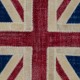 Union Jack British Flag Design Patchwork Rug | Vintage Hand-Knotted United Kingdom Flag Pattern Blue Carpet
