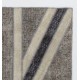 Union Jack British Flag Design Patchwork Rug | Vintage Hand-Knotted United Kingdom Flag Pattern Gray Carpet Union Jack British Flag Design Patchwork Rug | Vintage Hand-Knotted United Kingdom Flag Pattern Gray Carpet