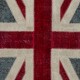 Union Jack British Flag Design Patchwork Rug Made from Re-Dyed Vintage Carpets Union Jack British Flag Design Patchwork Rug Made from Re-Dyed Vintage Carpets
