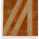 Union Jack British Flag Design Patchwork Rug | Vintage Hand-Knotted United Kingdom Flag Pattern Orange Carpet Union Jack British Flag Design Patchwork Rug | Vintage Hand-Knotted United Kingdom Flag Pattern Orange Carpet