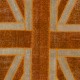 Union Jack British Flag Design Patchwork Rug | Vintage Hand-Knotted United Kingdom Flag Pattern Orange Carpet Union Jack British Flag Design Patchwork Rug | Vintage Hand-Knotted United Kingdom Flag Pattern Orange Carpet
