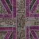 Union Jack British Flag Design Patchwork Rug | Vintage Hand-Knotted United Kingdom Flag Pattern Dark Gray Carpet Union Jack British Flag Design Patchwork Rug | Vintage Hand-Knotted United Kingdom Flag Pattern Dark Gray Carpet