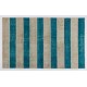 Central Anatolian Handmade Patchwork Rug in Beige and Teal Blue Colors, High Quality Wool Carpet