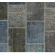 Handmade Patchwork Rug Made from Over-Dyed Vintage Carpets, CUSTOM OPTIONS Av.