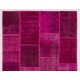 Handmade Patchwork Rug Made from Over-Dyed Vintage Carpets, CUSTOM OPTIONS Av. Handmade Patchwork Rug Made from Over-Dyed Vintage Carpets, CUSTOM OPTIONS Av.