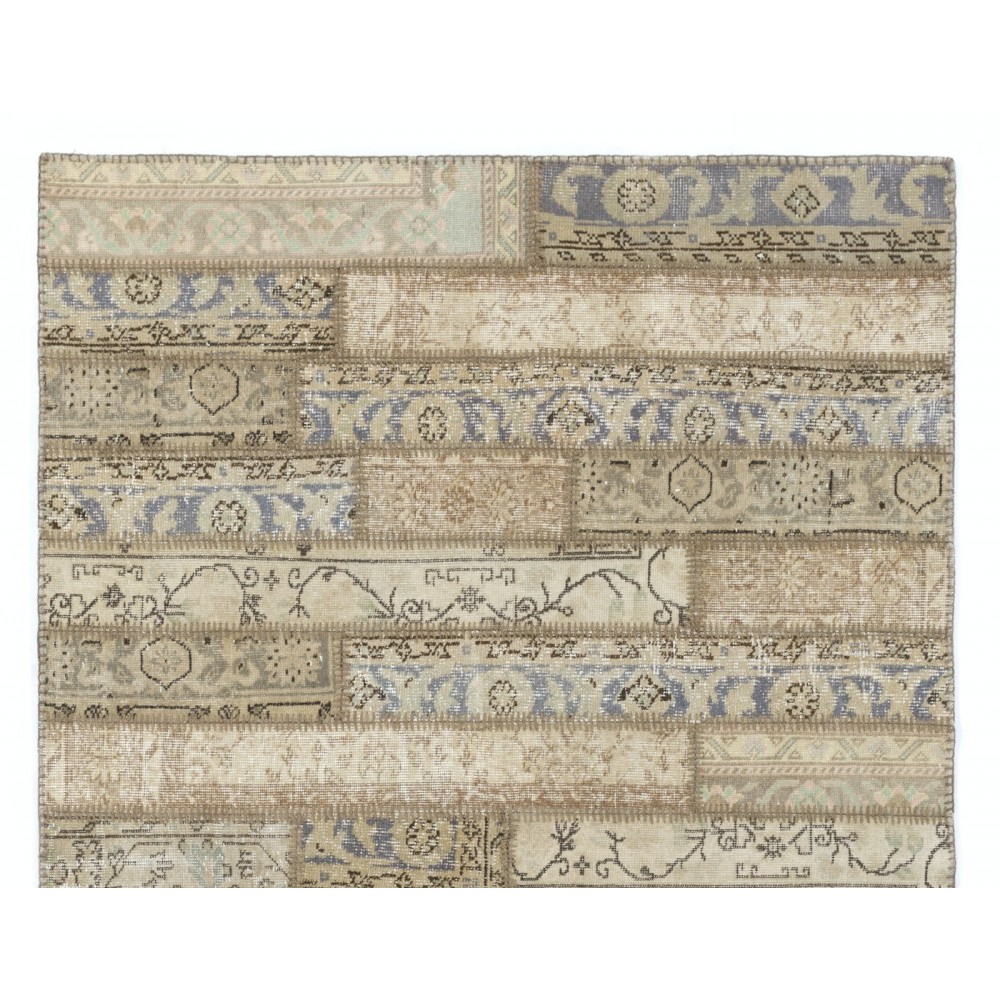 Handmade Patchwork Rug Made from Vintage Carpets, CUSTOM OPTIONS Av.