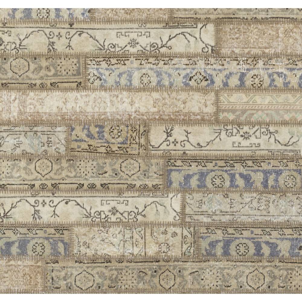 Handmade Patchwork Rug Made from Vintage Carpets, CUSTOM OPTIONS Av.