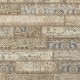 Vintage Brick Pattern Beige Patchwork Rug for Living Room Decor, Hand-Knotted Turkish Wool Carpet Vintage Brick Pattern Beige Patchwork Rug for Living Room Decor, Hand-Knotted Turkish Wool Carpet