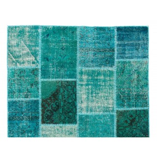 Handmade Patchwork Rug Made from Over-Dyed Vintage Carpets, CUSTOM OPTIONS Av. Handmade Patchwork Rug Made from Over-Dyed Vintage Carpets, CUSTOM OPTIONS Av.