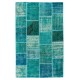 Handmade Patchwork Rug Made from Over-Dyed Vintage Carpets, CUSTOM OPTIONS Av.