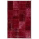 Handmade Patchwork Rug Made from Over-Dyed Vintage Carpets, CUSTOM OPTIONS Av.