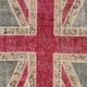 Union Jack British Flag Design Patchwork Rug | Vintage Hand-Knotted United Kingdom Flag Pattern Blue Carpet Union Jack British Flag Design Patchwork Rug | Vintage Hand-Knotted United Kingdom Flag Pattern Blue Carpet