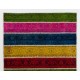 Colorful Handmade Patchwork Rug Made from Over-Dyed Vintage Carpets Colorful Handmade Patchwork Rug Made from Over-Dyed Vintage Carpets