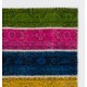 Colorful Eclectic Style Turkish Patchwork Rug | Hand-Knotted Redyed Wool Area Rug for Modern Living Room Colorful Eclectic Style Turkish Patchwork Rug | Hand-Knotted Redyed Wool Area Rug for Modern Living Room