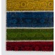Colorful Eclectic Style Turkish Patchwork Rug | Hand-Knotted Redyed Wool Area Rug for Modern Living Room Colorful Eclectic Style Turkish Patchwork Rug | Hand-Knotted Redyed Wool Area Rug for Modern Living Room